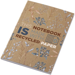 Carnet A6 à couverture souple recyclée en kraft Novella Austen avec 50 feuilles