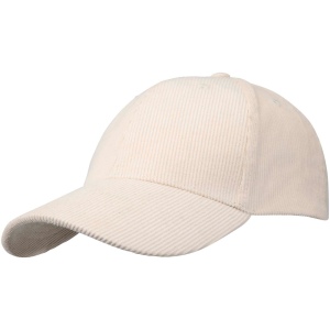 Casquette 6 panneaux Hutton en velours côtelé recyclé 5