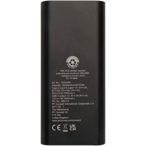 Batterie de secours Acamar de 20 000 mAh et 70 W en aluminium recyclé pour ordinateur portable 5