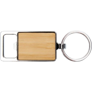 Porte-clés en bambou avec décapsuleur Snapper 3