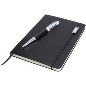 Ensemble carnet à couverture rigide A5 et stylo roller Legato Elegance 27