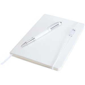 Ensemble carnet à couverture rigide A5 et stylo roller Legato Elegance 30