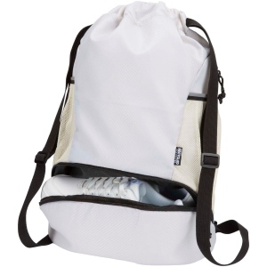 Sac de sport Nomad à cordon en matériaux recyclés certifiés GRS avec compartiment inférieur de 18 L 16