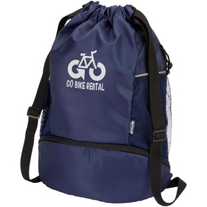 Sac de sport Nomad à cordon en matériaux recyclés certifiés GRS avec compartiment inférieur de 18 L 9