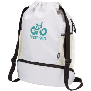 Sac de sport Nomad à cordon en matériaux recyclés certifiés GRS avec compartiment inférieur de 18 L 10