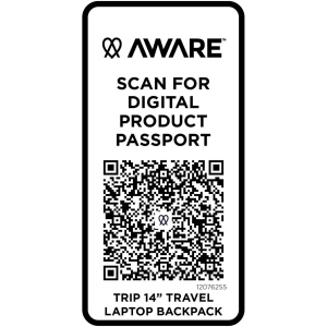 Sac à dos de voyage pour ordinateur portable Trip 14” Aware™ de 9 L en matériaux recyclés 21