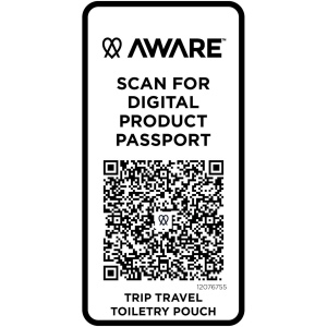 Trousse de toilette de voyage Trip Aware™ de 2 L en matériaux recyclés 15