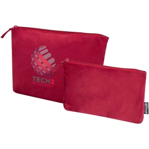 Set de trousses de toilette en velvet gomme recyclées GRS Swift 6