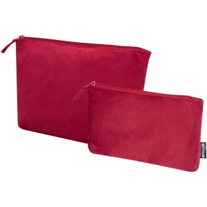 Set de trousses de toilette en velvet gomme recyclées GRS Swift 2