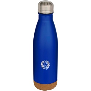 Bouteille d’eau Cove de 500 ml en acier inoxydable isolée sous vide et à double paroi avec détails en liège 17