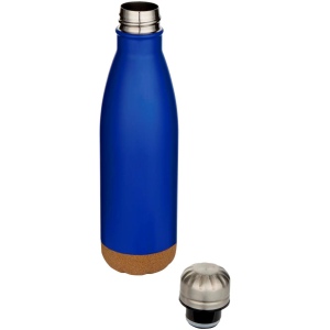 Bouteille d’eau Cove de 500 ml en acier inoxydable isolée sous vide et à double paroi avec détails en liège 23