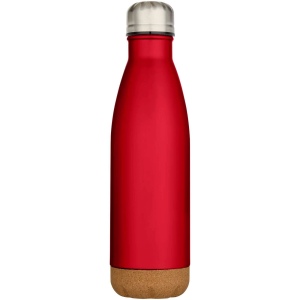 Bouteille d’eau Cove de 500 ml en acier inoxydable isolée sous vide et à double paroi avec détails en liège 10