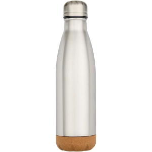 Bouteille d’eau Cove de 500 ml en acier inoxydable isolée sous vide et à double paroi avec détails en liège 12