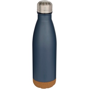 Bouteille d’eau Cove de 500 ml en acier inoxydable isolée sous vide et à double paroi avec détails en liège 3