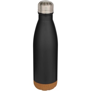 Bouteille d’eau Cove de 500 ml en acier inoxydable isolée sous vide et à double paroi avec détails en liège 2