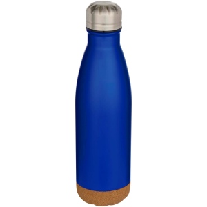 Bouteille d’eau Cove de 500 ml en acier inoxydable isolée sous vide et à double paroi avec détails en liège 5
