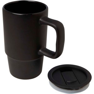 Mug Carter en céramique de 450 ml avec couvercle en plastique 11