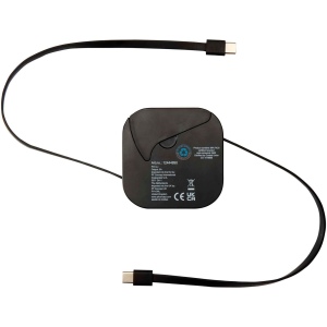 Câble rétractable 5 en 1 Gloas en matériaux recyclés pour synchronisation de données et charge rapide de 100 W avec kit d’outils pour smartphone 8