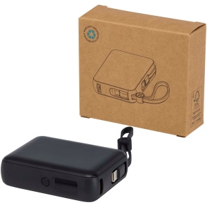 Batterie externe Acrux de 10 000 mAh et 35 W pour tablette avec câble Type-C intégré - fabriquée en plastique recyclé 2