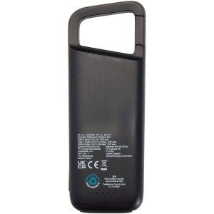 Batterie externe Alkes de 5 000 mAh et 12 W en plastique recyclé résistante à l’eau avec mousqueton 8