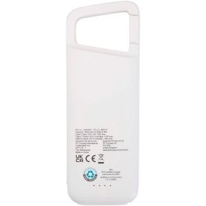 Batterie externe Alkes de 5 000 mAh et 12 W en plastique recyclé résistante à l’eau avec mousqueton 9