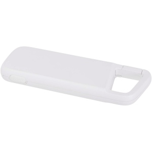 Batterie externe Alkes de 5 000 mAh et 12 W en plastique recyclé résistante à l’eau avec mousqueton 11
