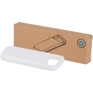 Batterie externe Alkes de 5 000 mAh et 12 W en plastique recyclé résistante à l’eau avec mousqueton 3