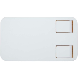 Support de téléphone de bureau Alfirk pliable en plastique recyclé avec détails en bambou 5