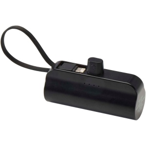 Batterie de secours Alnair Type-C de5 000 mAh et 10 W en plastique recyclé avec support de retournement intégré et câble 2 en 1 8