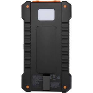 Batterie de secours solaire Altair robuste de 5 000 mAh et 10 W en plastique recyclé avec lampe de poche intégrée 5