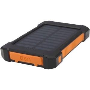Batterie de secours solaire Altair robuste de 5 000 mAh et 10 W en plastique recyclé avec lampe de poche intégrée 6