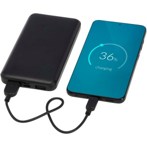 Batterie de secours Intan de 10 000 mAh et 10 W en plastique recyclé 12