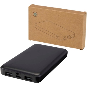 Batterie de secours Intan de 10 000 mAh et 10 W en plastique recyclé