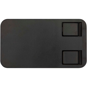 Support de téléphone Alhena pliable en plastique recyclé avec support de bureau en métal 4