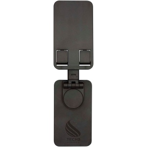 Support de téléphone Alhena pliable en plastique recyclé avec support de bureau en métal 6