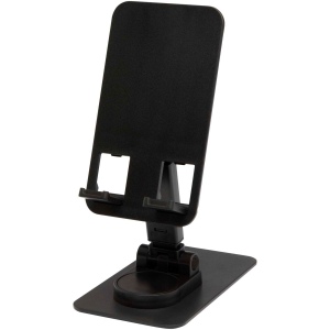 Support de téléphone Alhena pliable en plastique recyclé avec support de bureau en métal 8