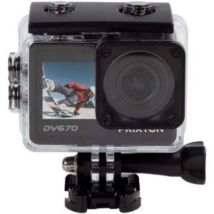 Caméra d’action Prixton DV670 à double écran 4K 3
