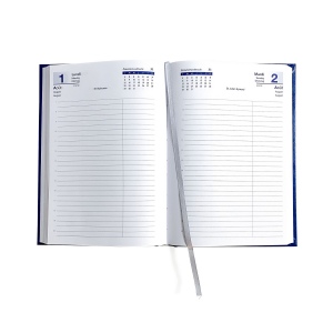 AGENDA CARRE 1 JOUR SPIRALE 2026 - 145 x 215 mm - COUVERTURE VERTE TRANSFERT A CHAUD 5