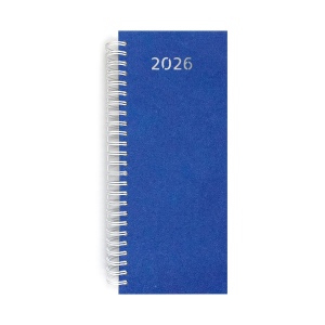 AGENDA DE CAISSE 2026 - DOS CARRE COUSU COLLE EMBOITE - 137 x 335 mm - COUVERTURE BORDEAUX - TRANSFERT A CHAUD - 2 PAGES (1 FEUILLE) QUADRI EN DEBUT D'AGENDA 7