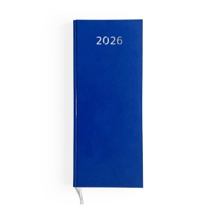 AGENDA DE CAISSE 2026 - DOS CARRE COUSU COLLE EMBOITE - 137 x 335 mm - COUVERTURE NOIRE - TRANSFERT A CHAUD 2