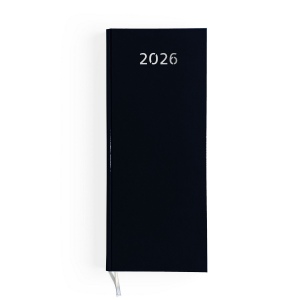 AGENDA DE CAISSE 2026 - DOS CARRE COUSU COLLE EMBOITE - 137 x 335 mm - COUVERTURE VERTE - TRANSFERT A CHAUD 4
