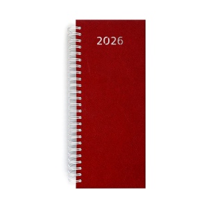 AGENDA DE CAISSE 2026 - DOS CARRE COUSU COLLE EMBOITE - 137 x 335 mm - COUVERTURE VERTE - TRANSFERT A CHAUD 8