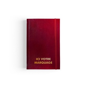 CARNET DE CHANTIER 2026 - 90 x 140 mm - COUVERTURE BLEUE TRANSFERT A CHAUD - 192 PAGES QUADRILLEES - ELASTIQUE DE FERMETURE 4