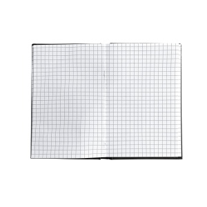 CARNET DE CHANTIER 2026 - 90 x 140 mm - COUVERTURE NOIRE TRANSFERT A CHAUD - 192 PAGES QUADRILLEES - ELASTIQUE DE FERMETURE 5