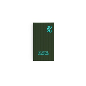 AGENDA EMBOITE HARMONIE 2026 - MINI 90 x 165 mm - COUVERTURE ACIER AVEC PELLICULAGE SOFT TOUCH - TRANSFERT A CHAUD 13