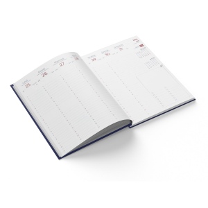 AGENDA EMBOITE HARMONIE 2026 - MINI 90 x 165 mm - COUVERTURE ACIER AVEC PELLICULAGE SOFT TOUCH - TRANSFERT A CHAUD 16