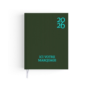 AGENDA EMBOITE HARMONIE 2026 - MINI 90 x 165 mm - COUVERTURE ACIER AVEC PELLICULAGE SOFT TOUCH - TRANSFERT A CHAUD 4