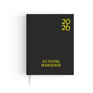AGENDA EMBOITE HARMONIE 2026 - MINI 90 x 165 mm - COUVERTURE ACIER AVEC PELLICULAGE SOFT TOUCH - TRANSFERT A CHAUD 5