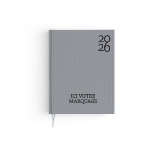 AGENDA EMBOITE HARMONIE 2026 - MINI 90 x 165 mm - COUVERTURE ACIER AVEC PELLICULAGE SOFT TOUCH - TRANSFERT A CHAUD 6