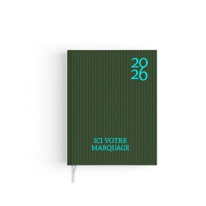 AGENDA EMBOITE HARMONIE 2026 - MINI 90 x 165 mm - COUVERTURE ACIER AVEC PELLICULAGE SOFT TOUCH - TRANSFERT A CHAUD 8